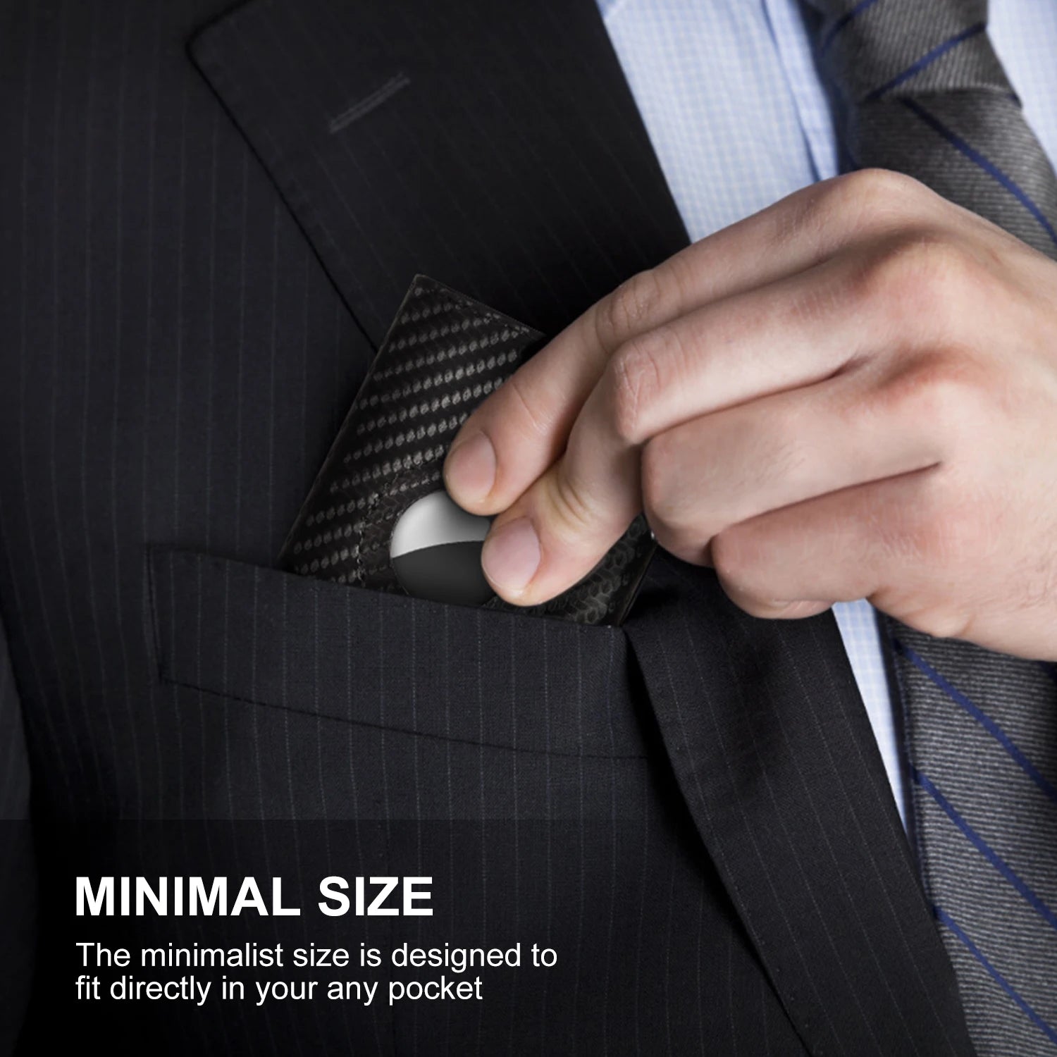 Mens Wallet Card Holder RFID Pop Up Wallet for Men Slim Minimalist