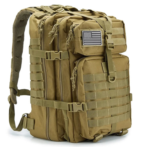 QT&QY 50L Man Tactical Backpacks Survival Traveling Bags Hking Outdoor
