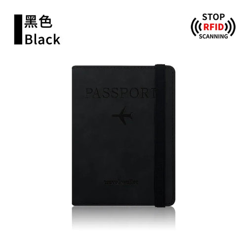 Rfid Blocking Protection Travel Passport Credit Holder Cover Case