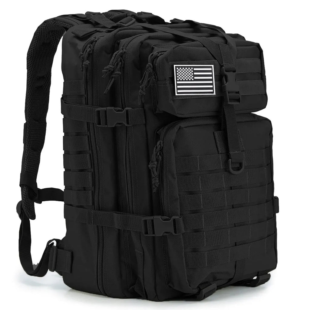 QT&QY 50L Man Tactical Backpacks Survival Traveling Bags Hking Outdoor
