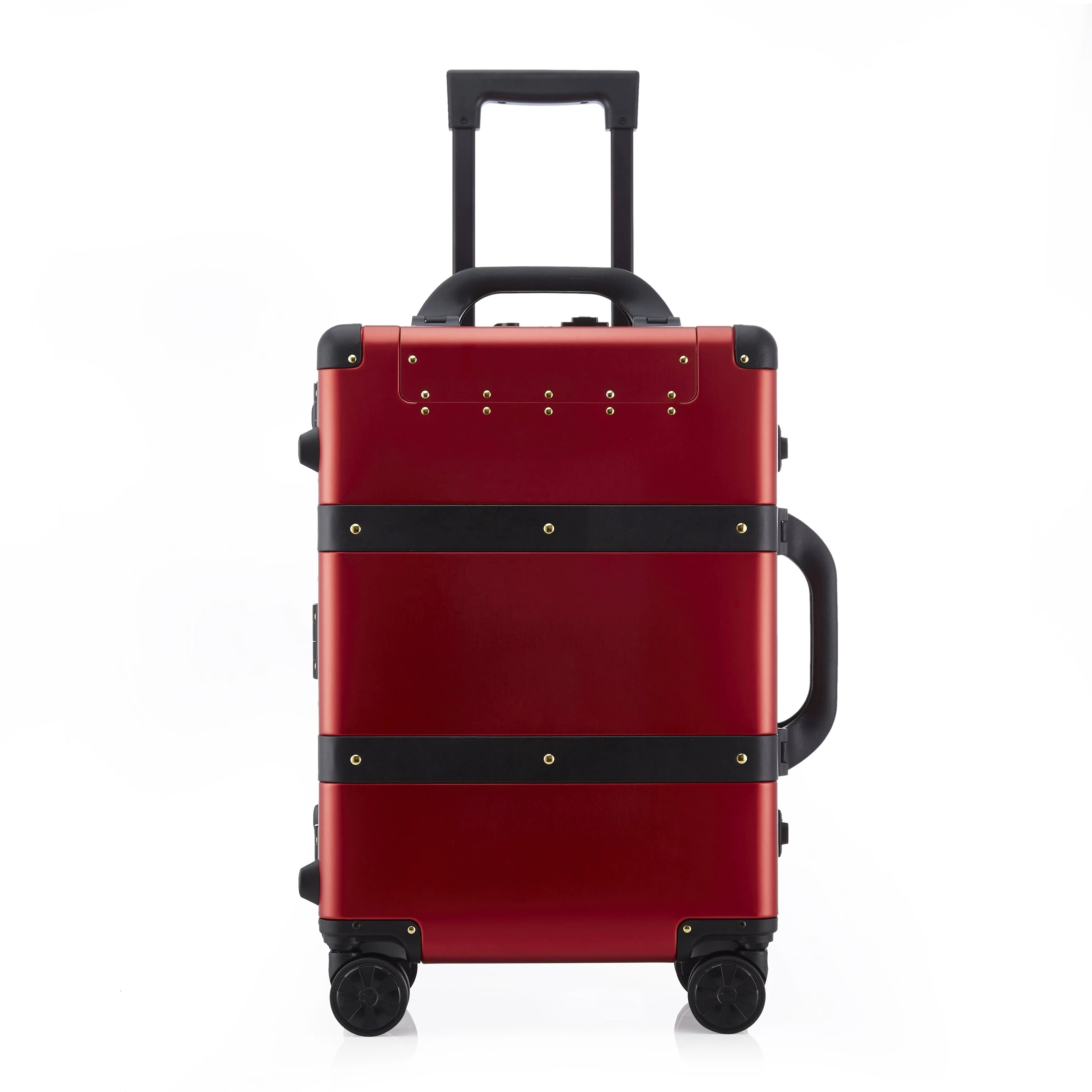 High quality aluminum alloy luggage luxury custom travel trolley hard
