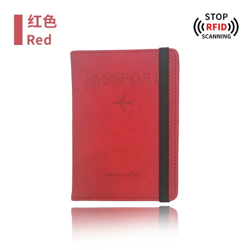 Rfid Blocking Protection Travel Passport Credit Holder Cover Case