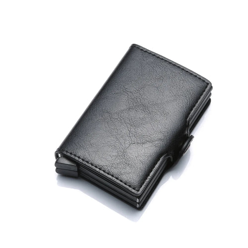 Rfid Men Card Wallets Carbon Fiber Slim Mini Wallet 14 Card Holders