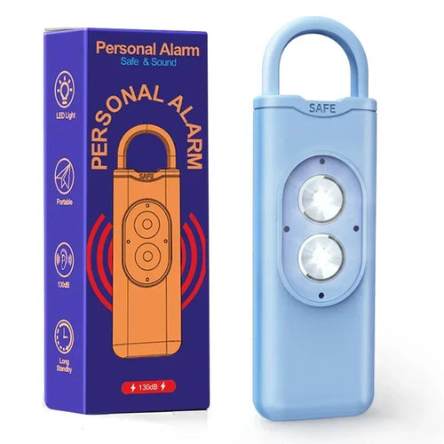 Self Defense Alarm 130dB LED Light Anti-wolf Alert for Teenagers Women