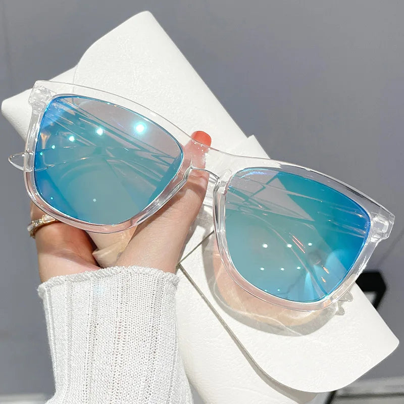 Fashion Vintage Square Sports Sunglasses Men Women Fishing Driving For