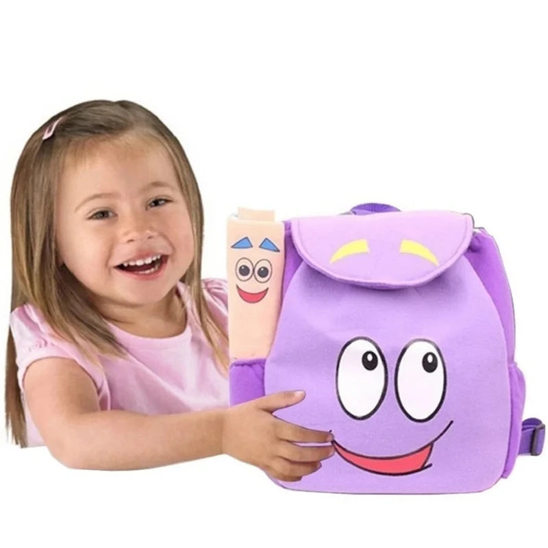 Dora Explorer Backpack Rescue Bag with Map,Pre-Kindergarten Toys