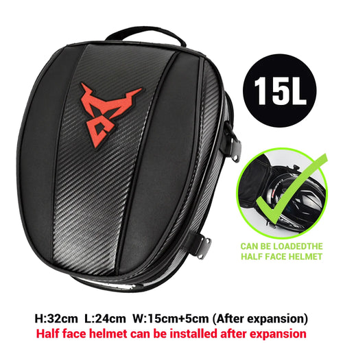 Motocentric Waterproof Motorcycle Tail Bag Multifunction Motorcycle