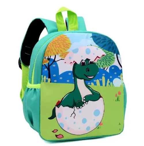 Cartoon Cute Dinosaur Printed SchoolBags Trendy Waterproof