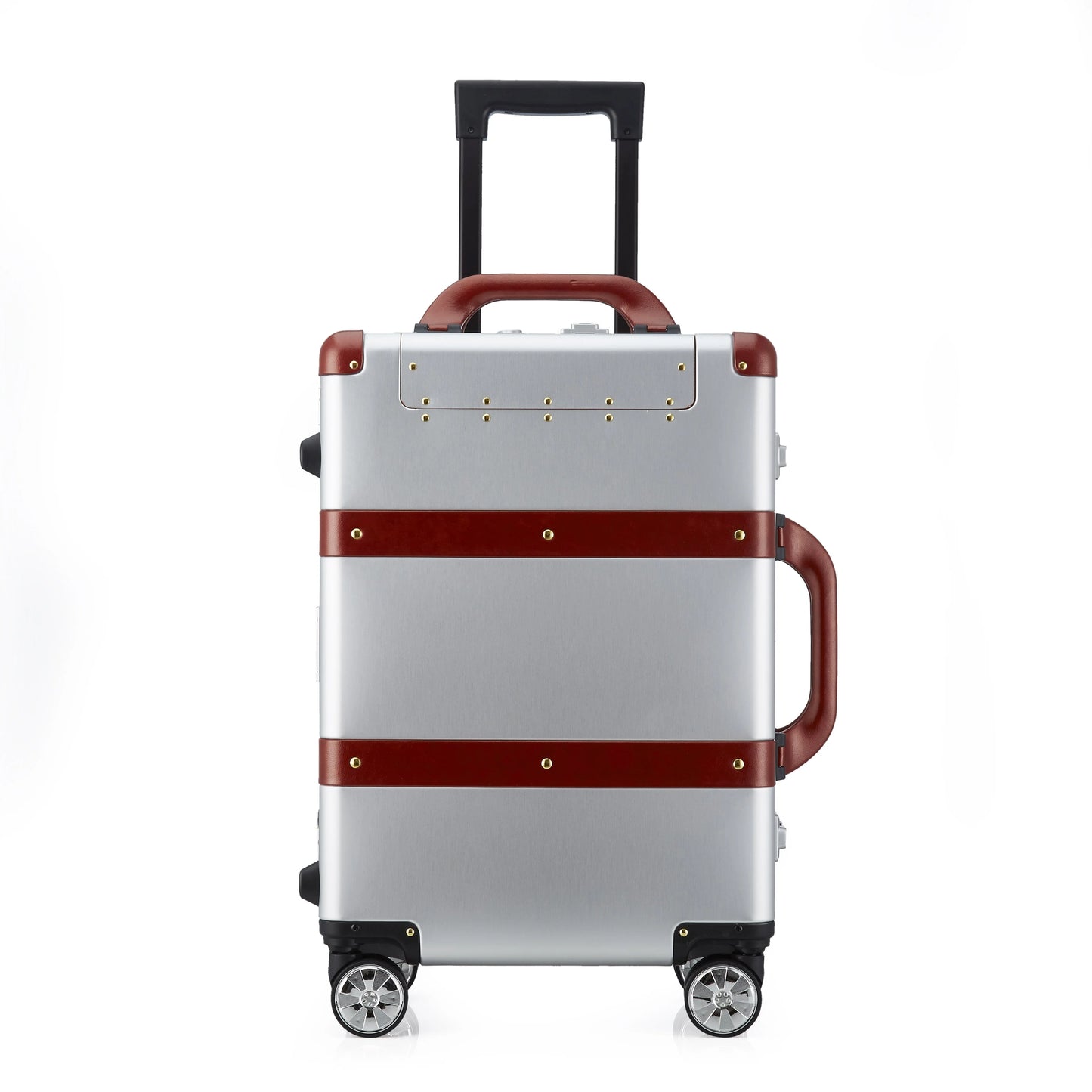 High quality aluminum alloy luggage luxury custom travel trolley hard