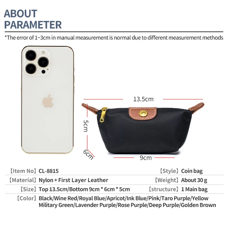 Mini Exquisite Zero Wallet Lightweight and Fashionable Dumpling Bag