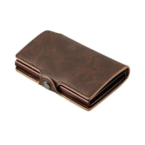 Mens Slim Wallet with Money Clip Pop up RFID Blocking Credit Card