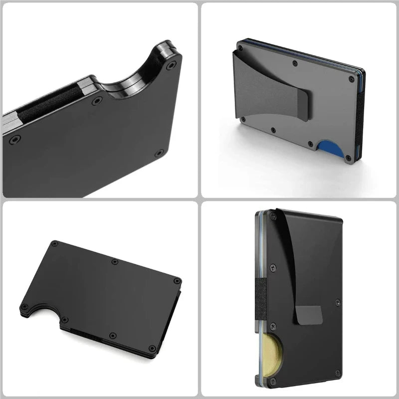 Slim Wallet For Men - Front Pocket RFID Blocking Minimalist Wallet For