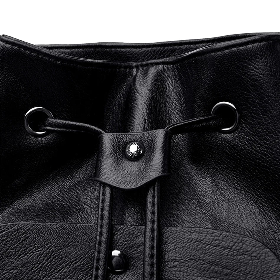 Bagpack Luxury Women Backpack Soft Leather Backpacks for Teenage Girls