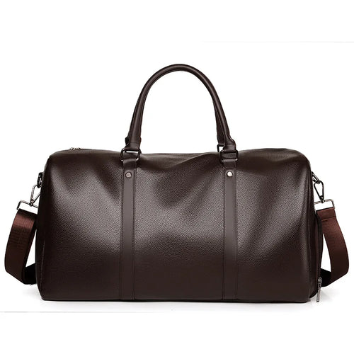 Luxury Brand Leather Travel Bags Handbag Travel Men Large Luggage Tote