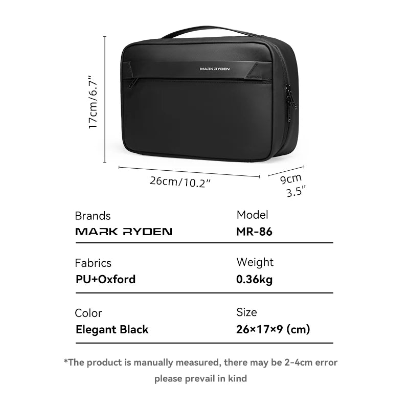 Travel Toiletry Bag Men's Business Trip Gods Dry Wet Separation