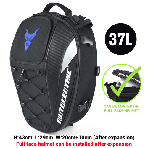 Motocentric Waterproof Motorcycle Tail Bag Multifunction Motorcycle