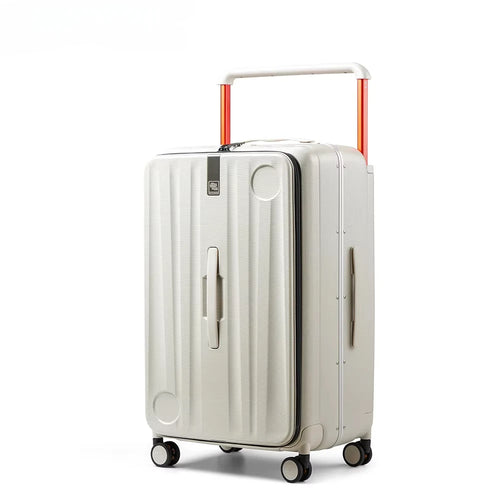 Luxury Valise PC Trolley Suitcases Travel Bag Custom Cup Holder Large