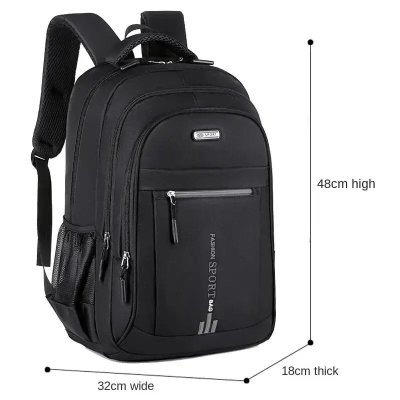 Backpack Men's Women's Oxford Cloth Backpack High Capacity Junior High