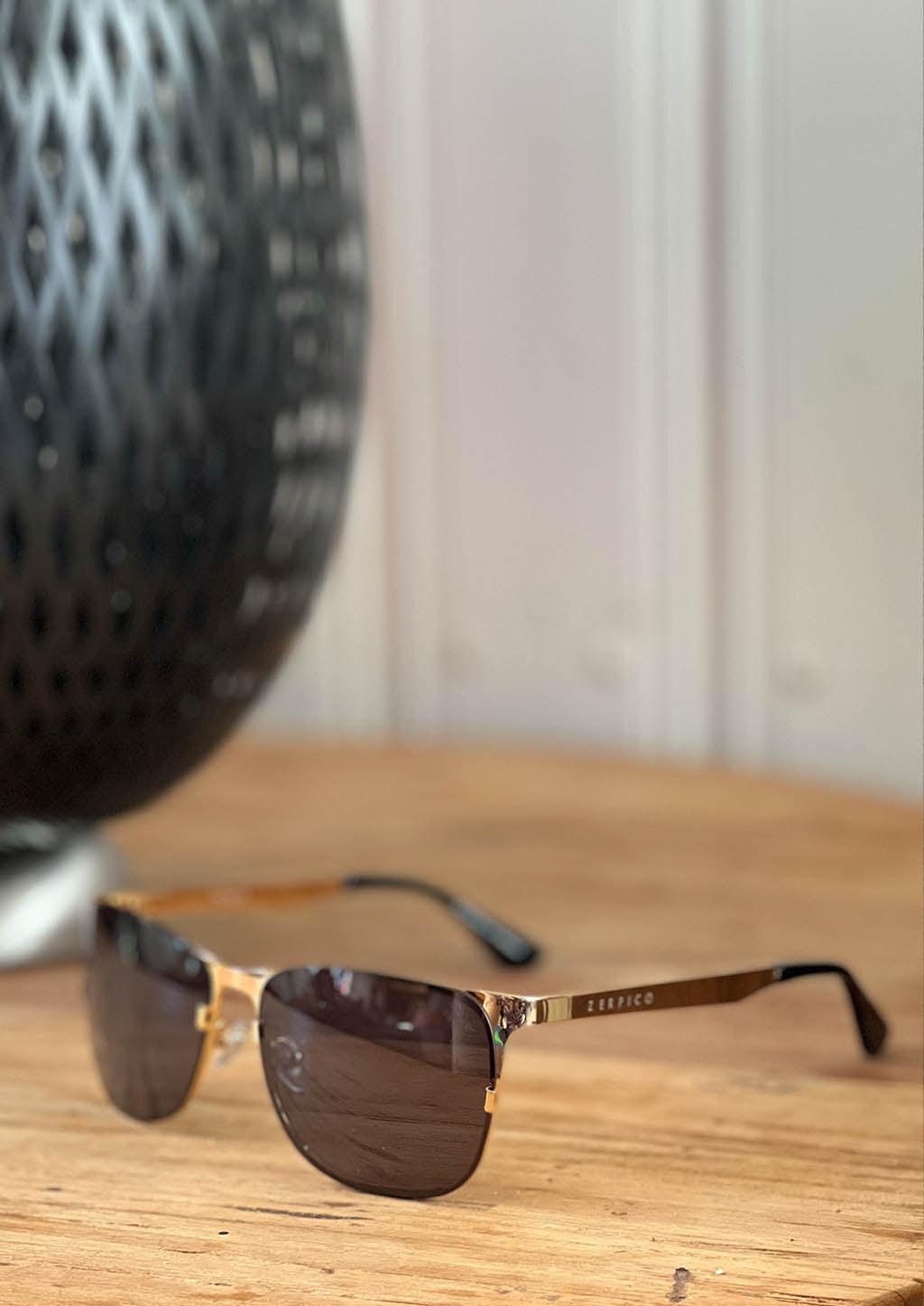 Titanium Wayfarer Sunglasses - V2 - 24K GOLD Plated