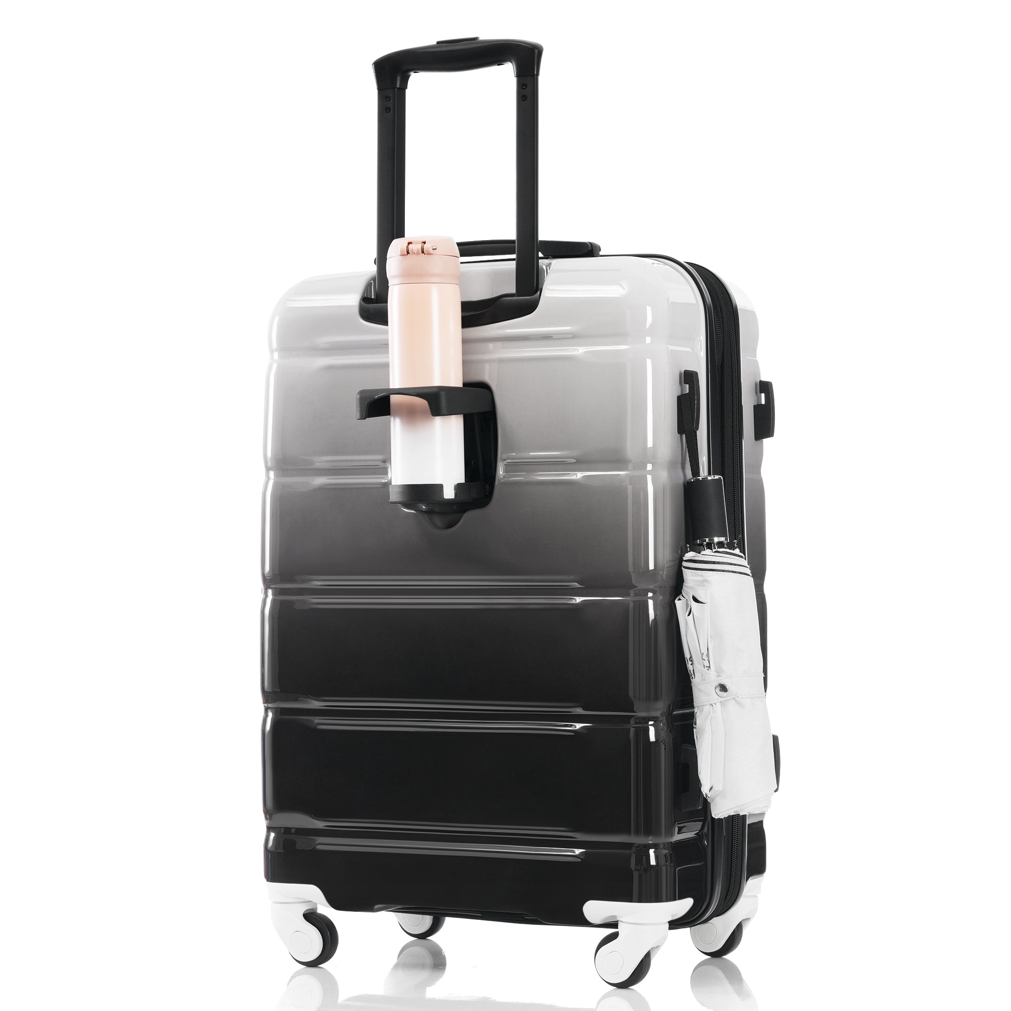 Luggage Set of 3, 20-inch with USB Port, Airline Certified Carry-on