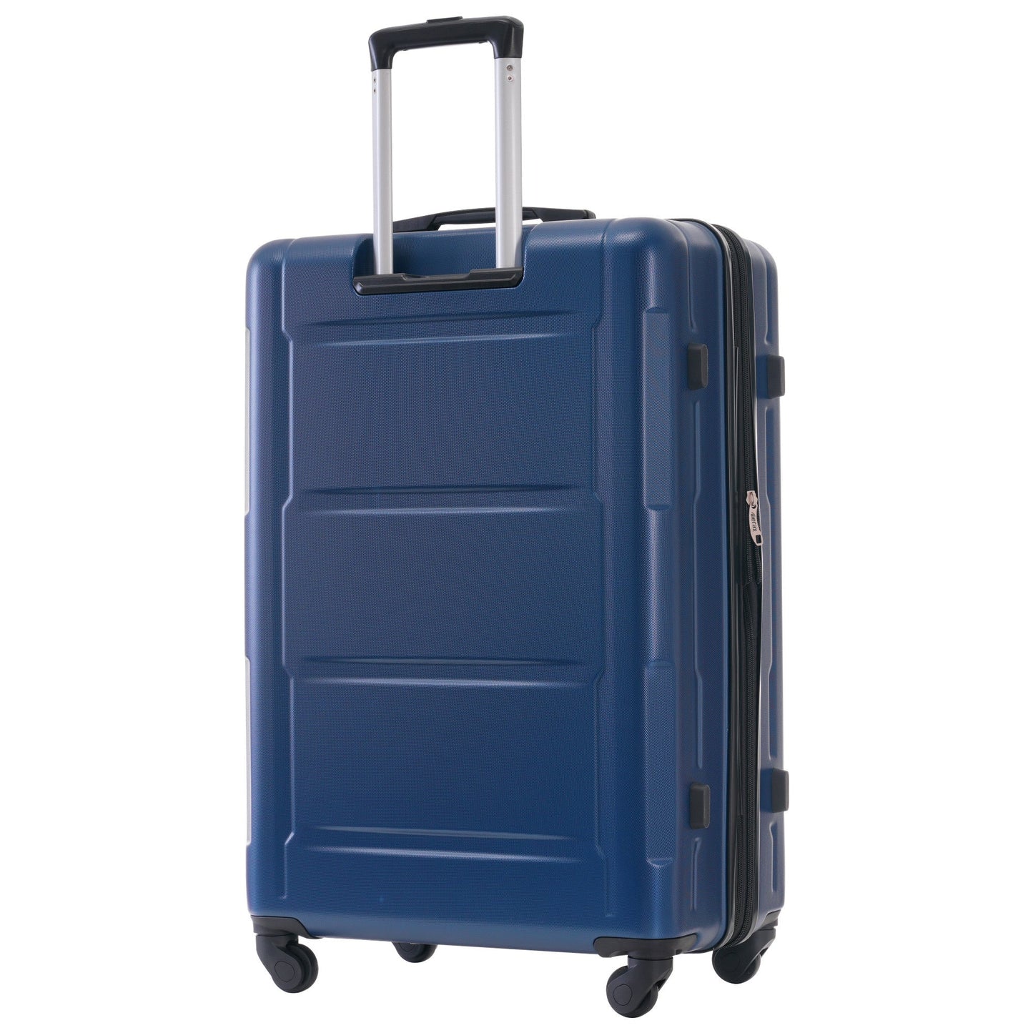 Expandable Spinner Wheels 2 Piece Luggage Set with TSA Lock, Blue, ABS