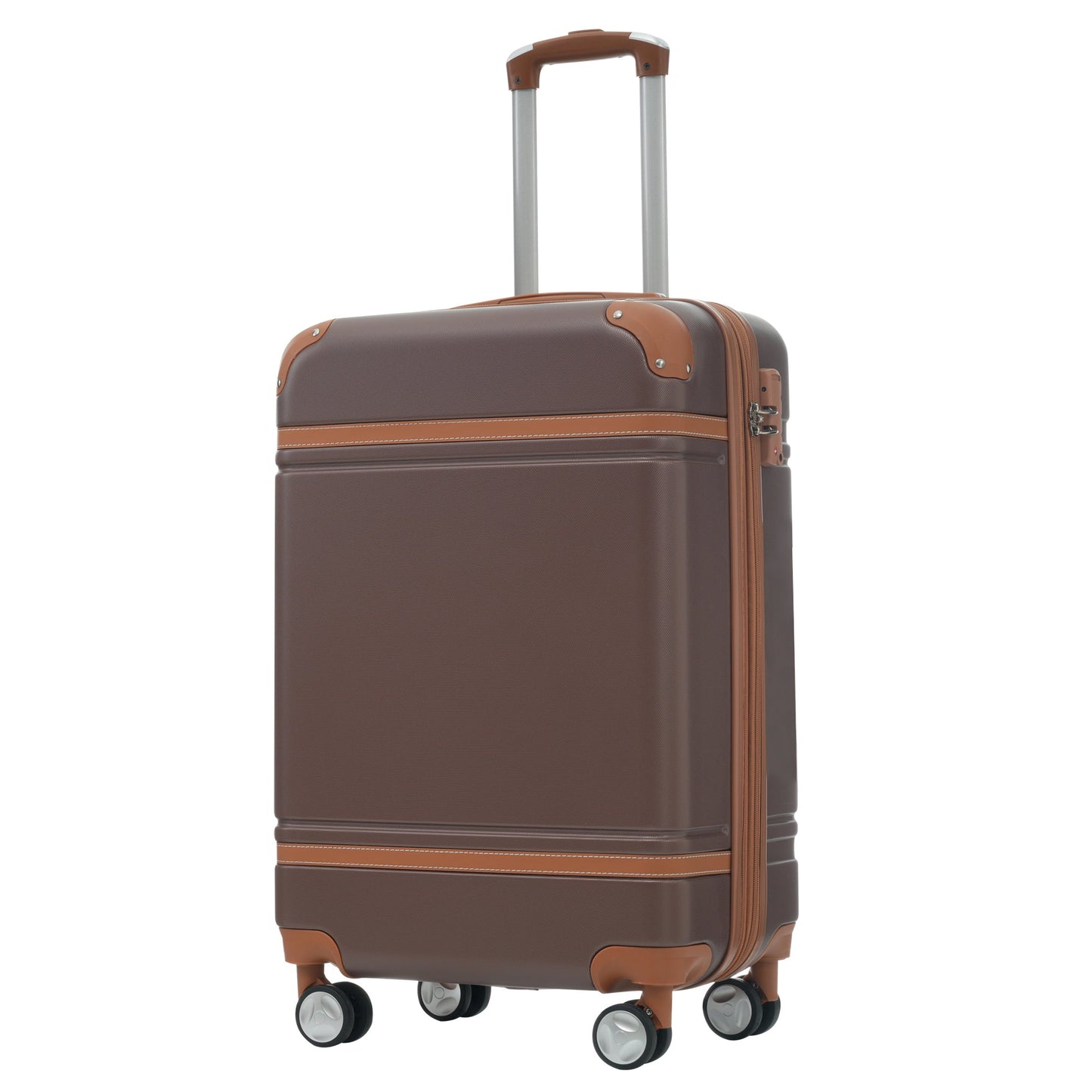 Hardshell Luggage Sets 3 Pieces 20'+28' Luggages and Cosmetic Case
