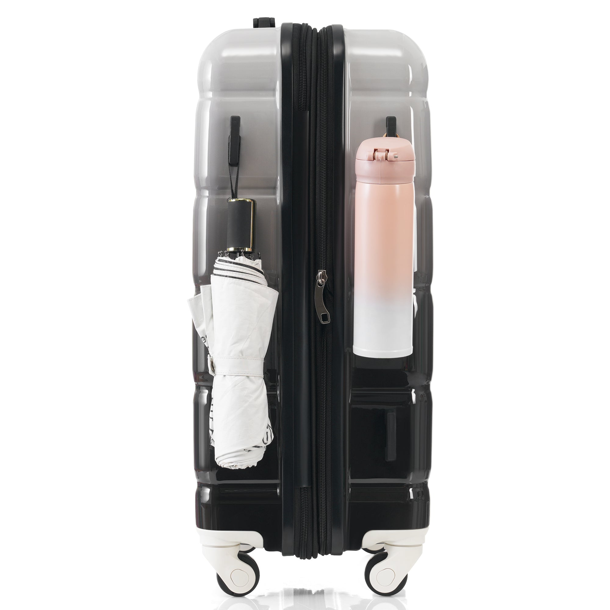 Luggage Set of 3, 20-inch with USB Port, Airline Certified Carry-on